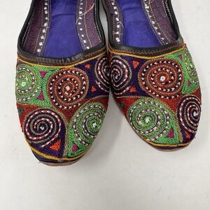 Jutti Indian Punjabi Women Shoes Traditional‎ Khussa Casual Mojaries US 8